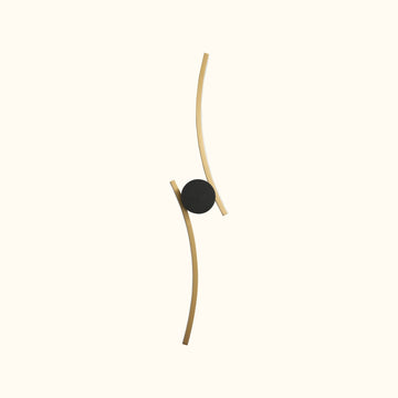 Coordinates 3 Brass Wall Lamp