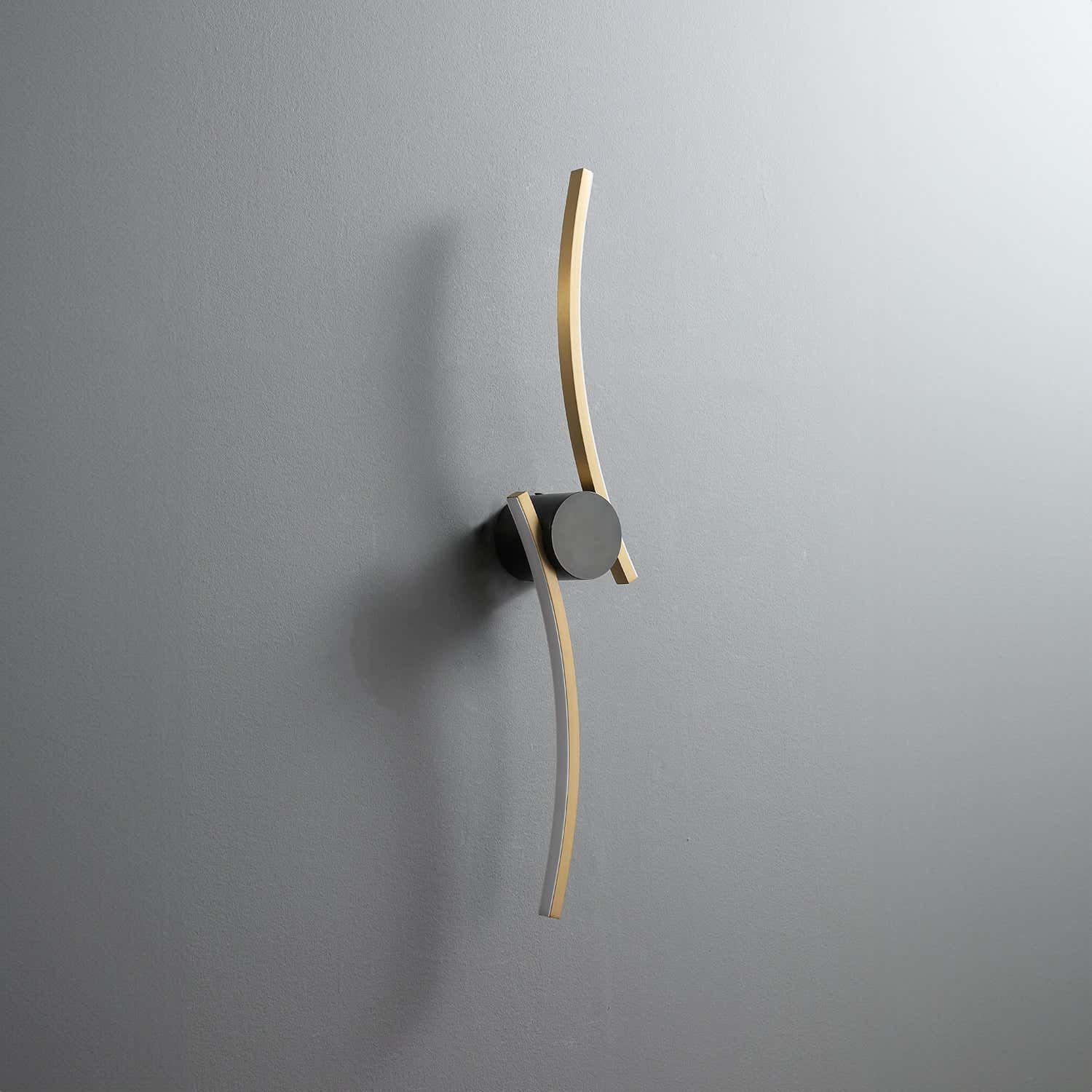 Coordinates 3 Brass Wall Lamp