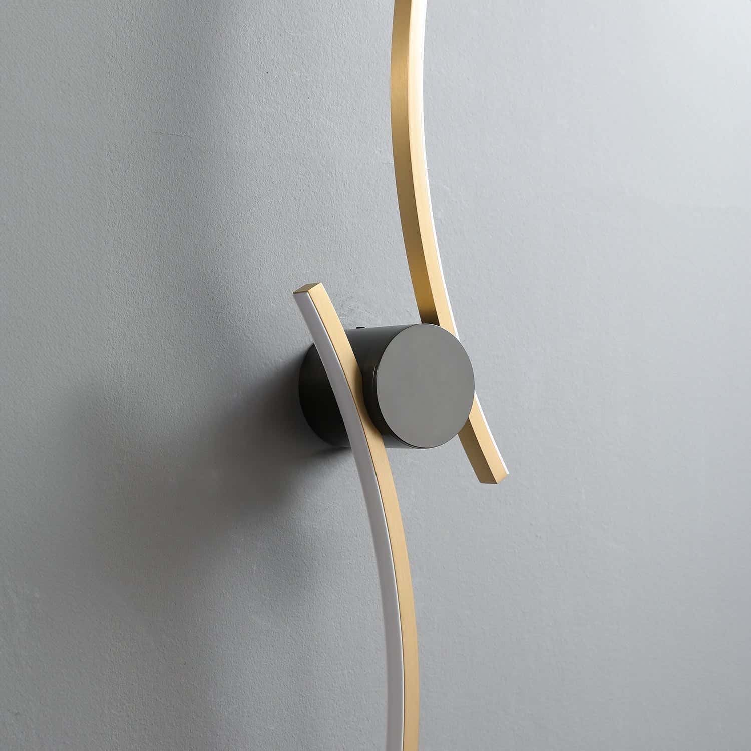 Coordinates 3 Brass Wall Lamp