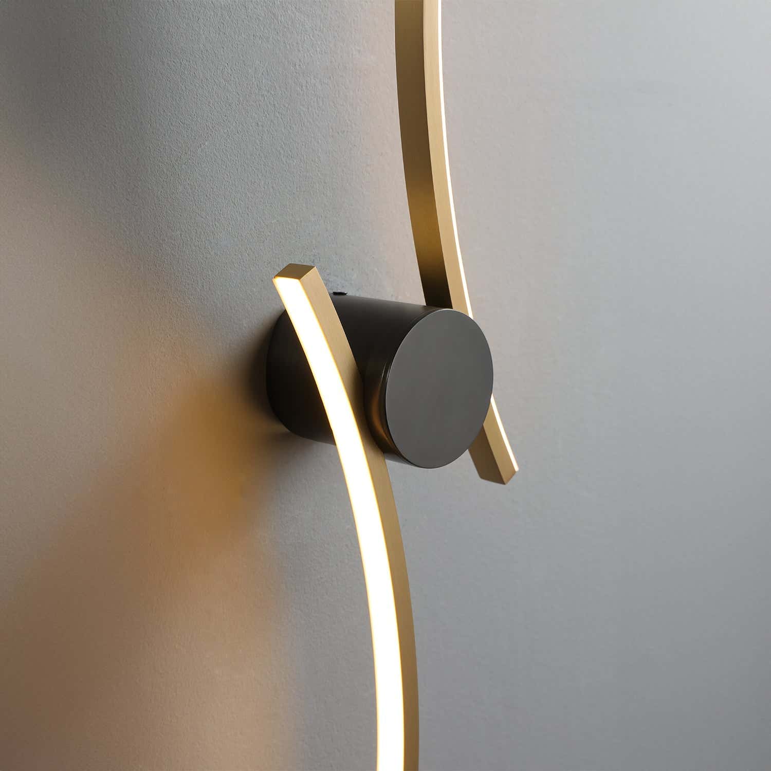 Coordinates 3 Brass Wall Lamp