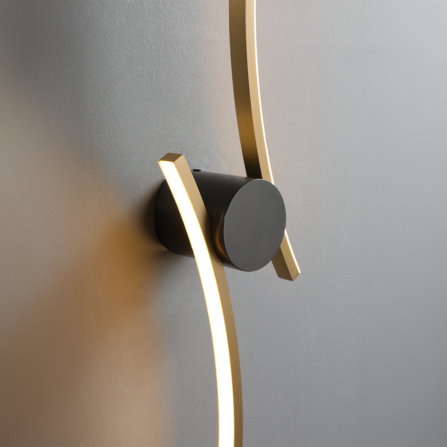 Coordinates 3 Brass Wall Lamp