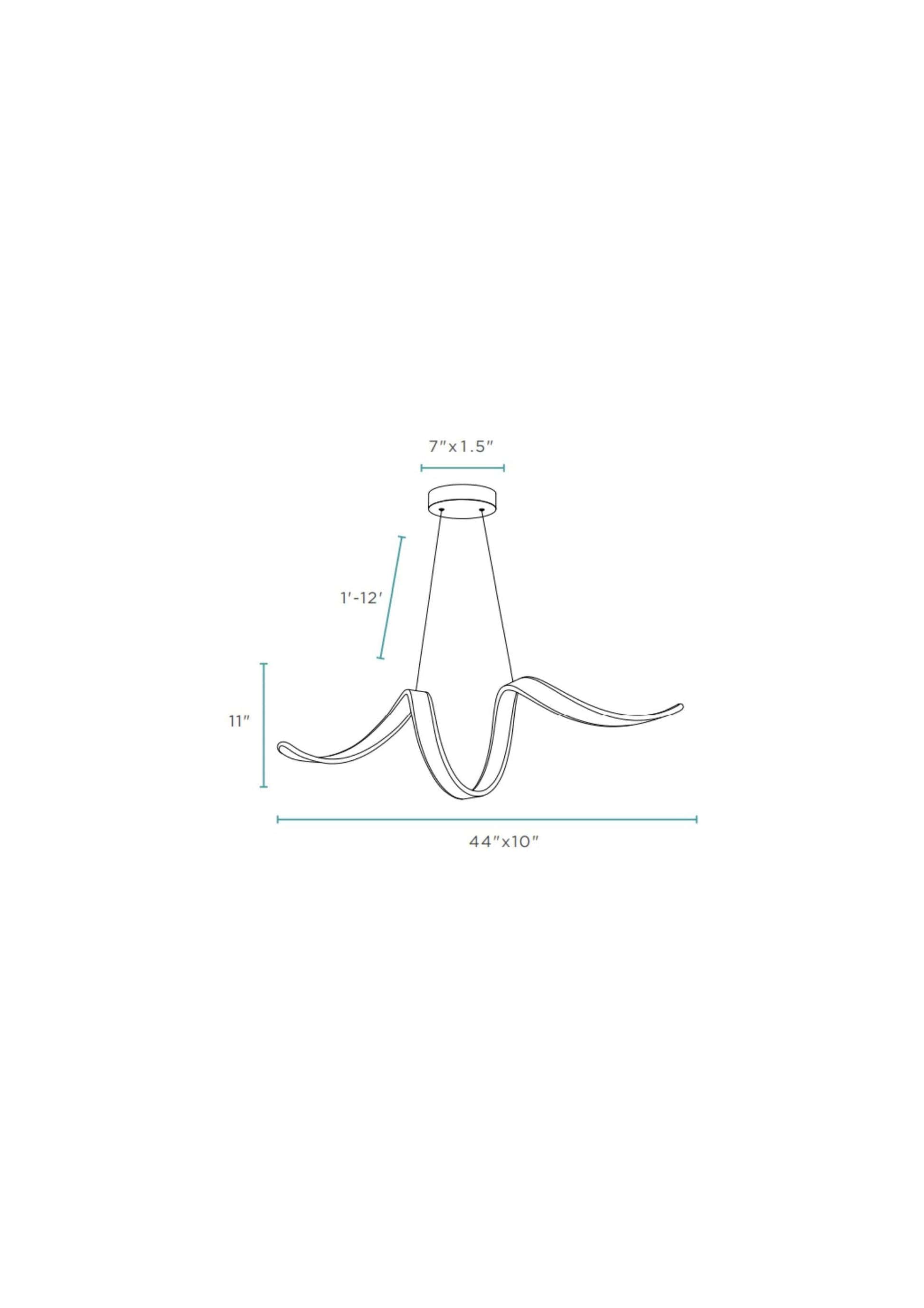 Copenhagen LED Chandelier // White
