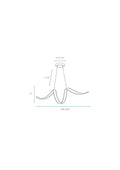 Copenhagen LED Chandelier // White