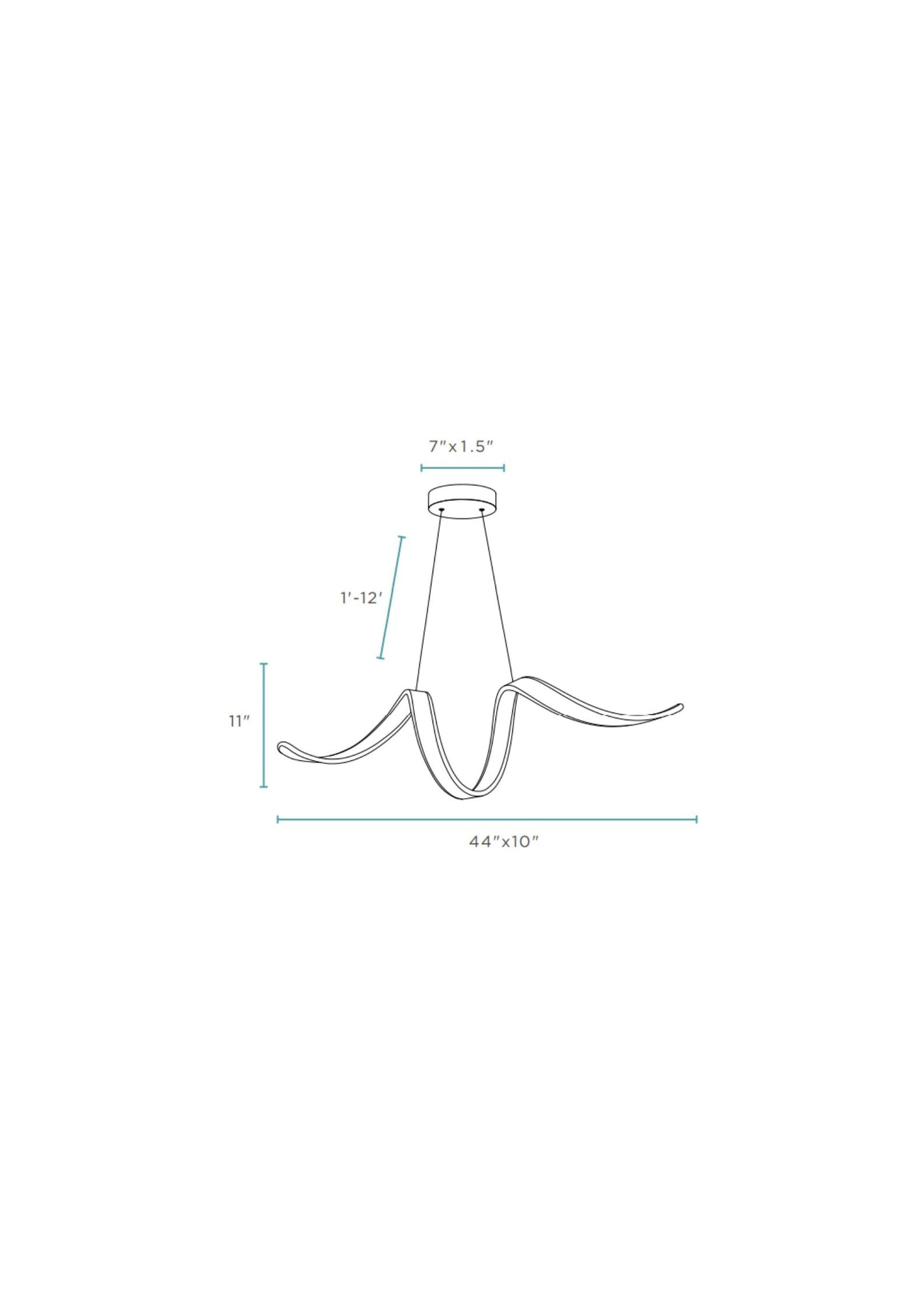 Copenhagen LED Chandelier // White