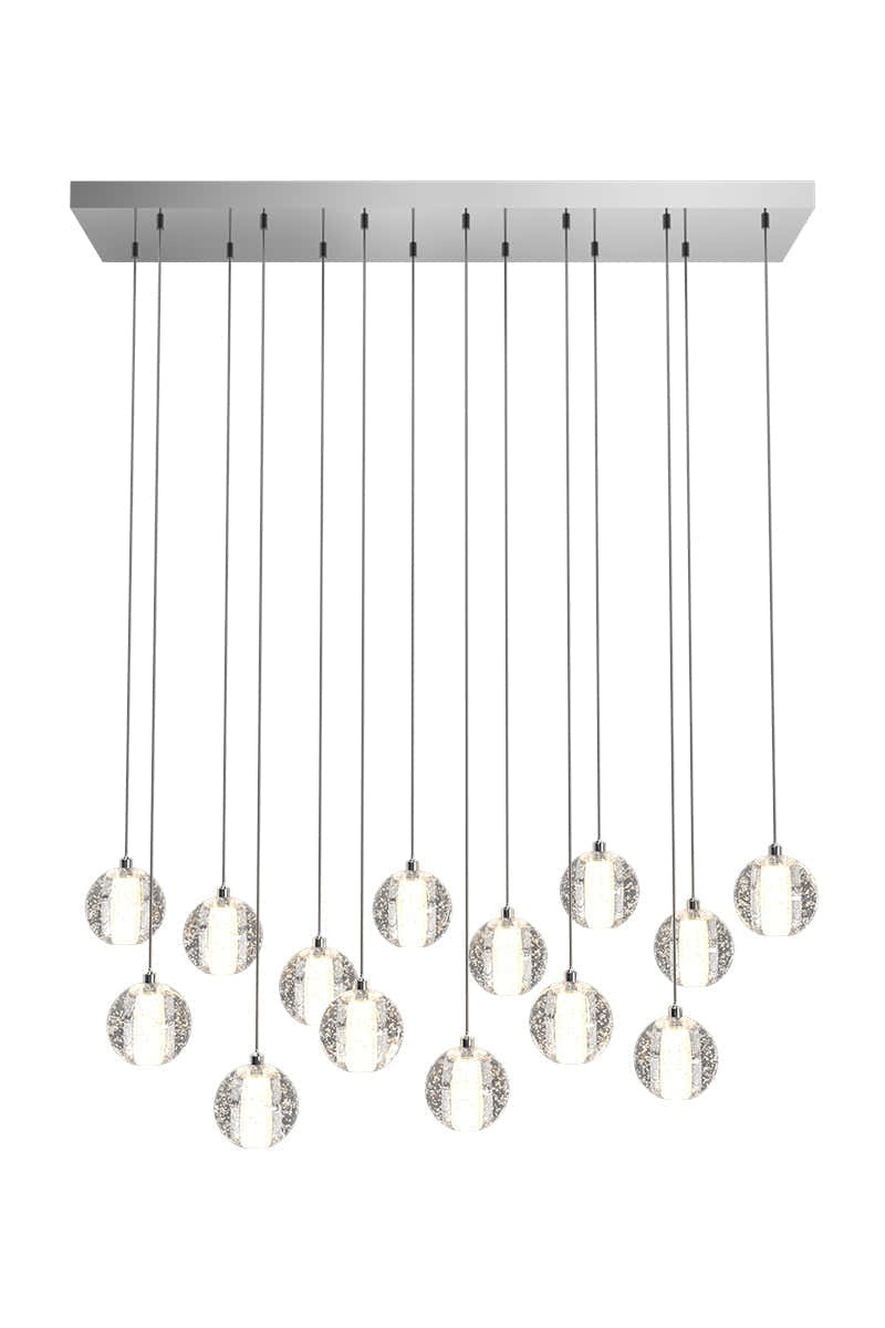 Dazzling Crystal Sphere Chandelier