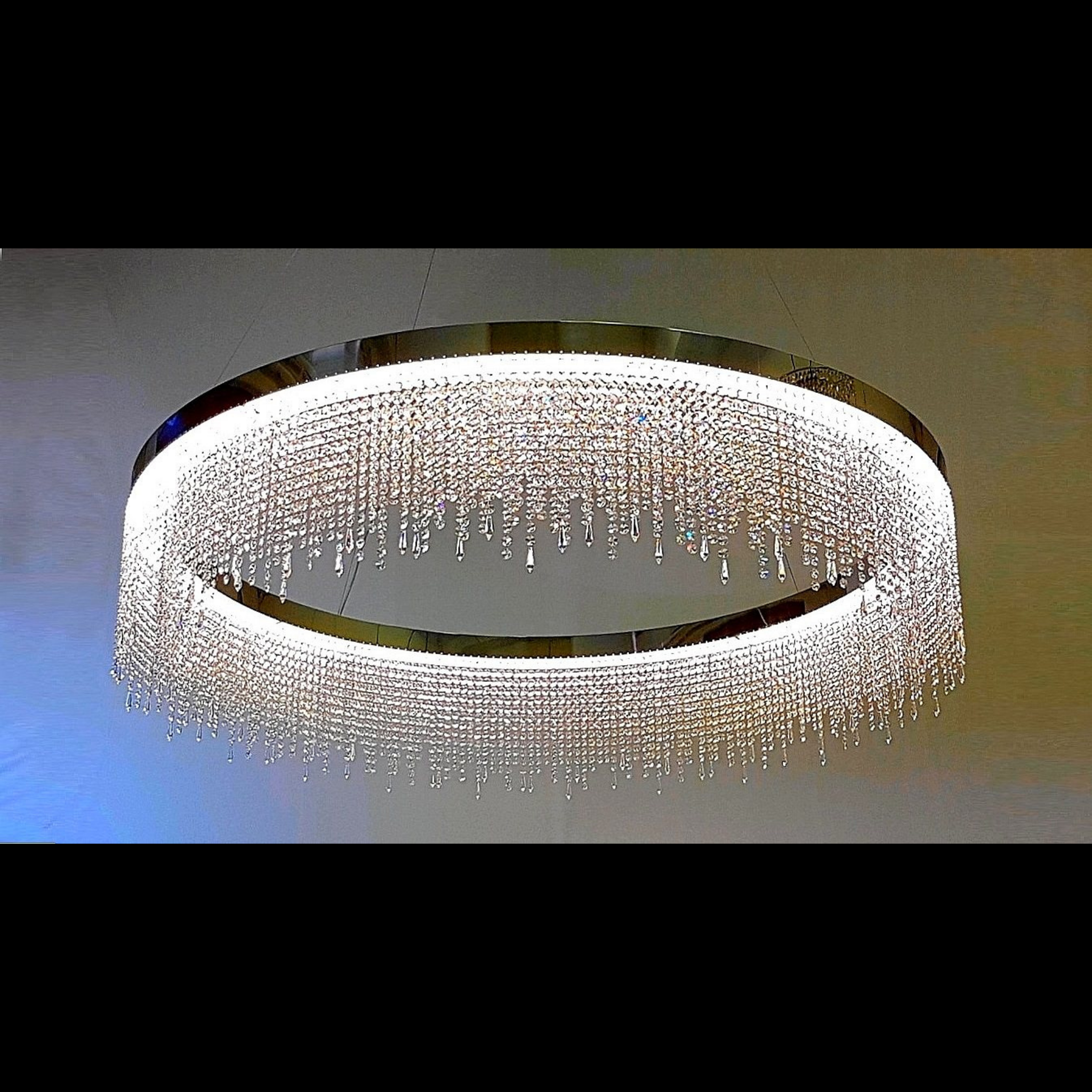 Crystal Rain Modern Glass Chandelier - Luchiante