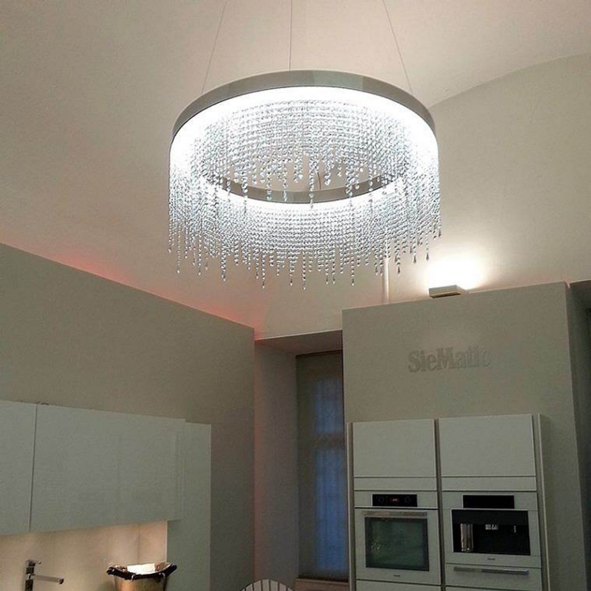 Crystal Rain Modern Glass Chandelier - Luchiante