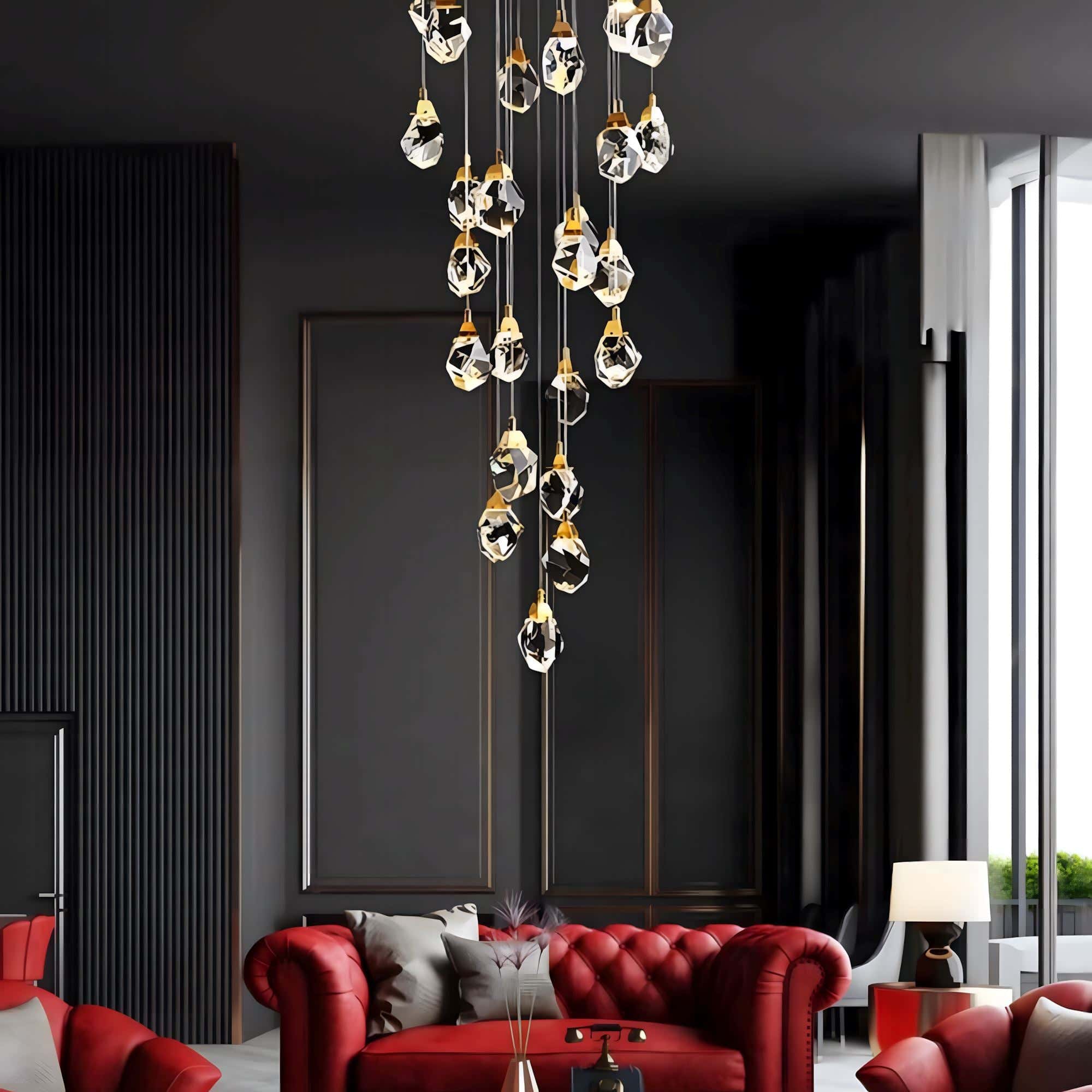 Crystal Rock Chandelier(Grand)