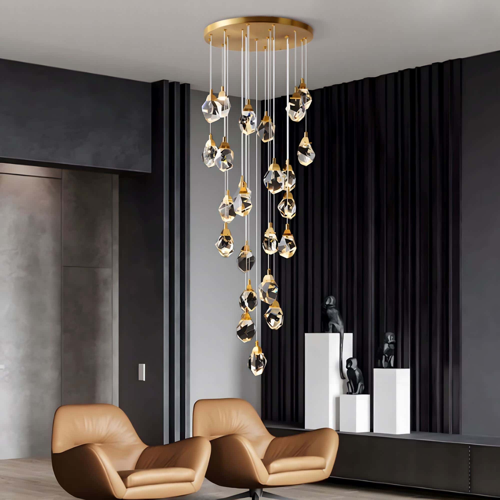 Crystal Rock Chandelier(Grand)