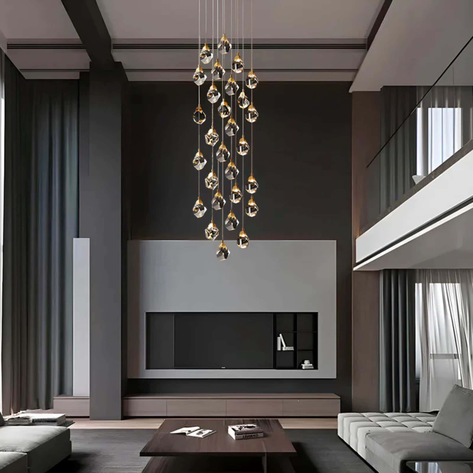 Crystal Rock Chandelier(Grand)