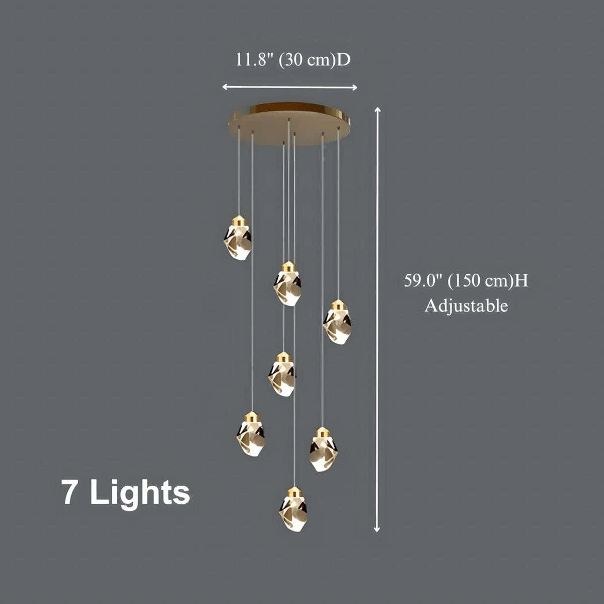 Crystal Rock Chandelier(Grand)