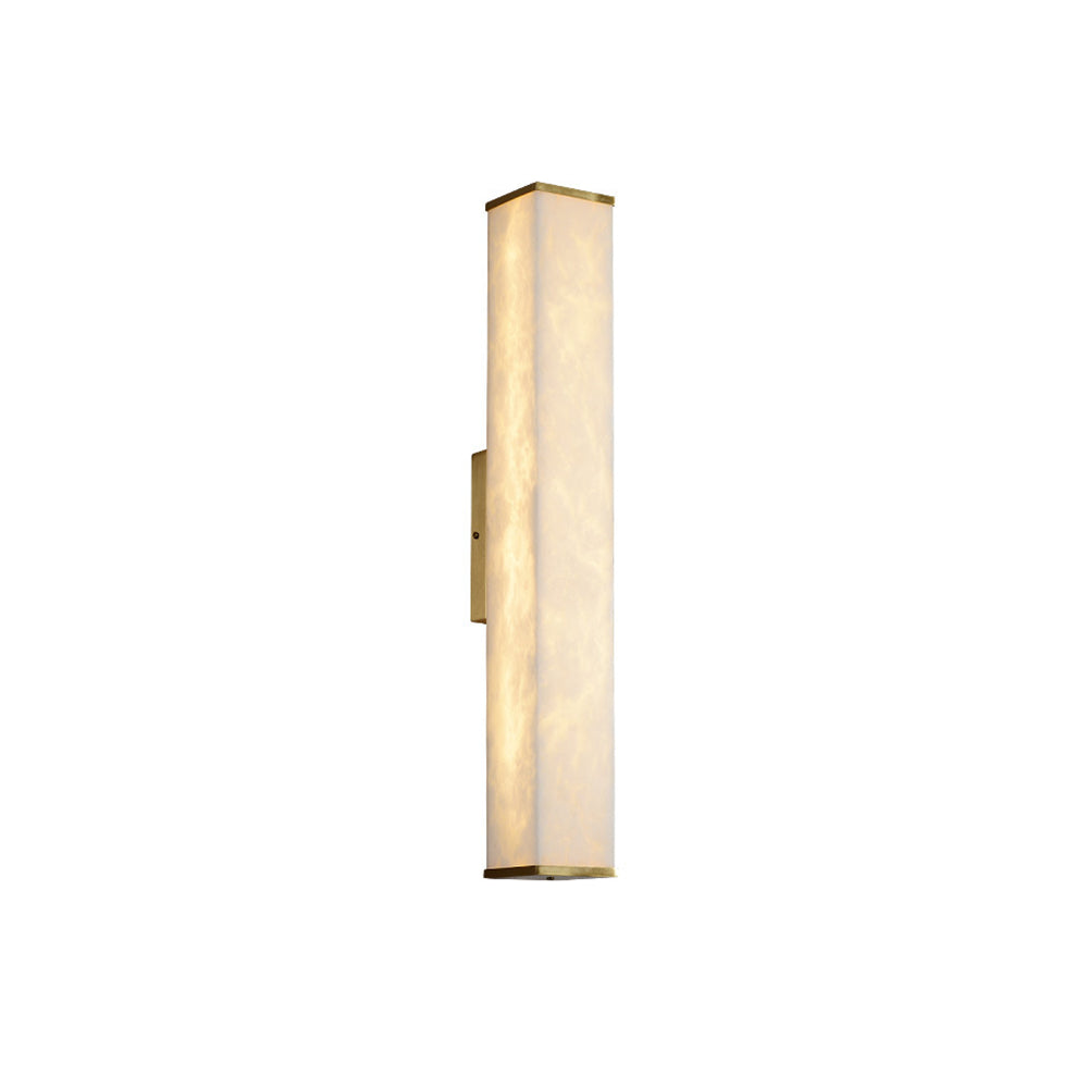 Cuboid Alabaster Wall Light