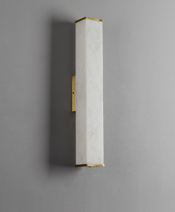 Cuboid Alabaster Wall Light