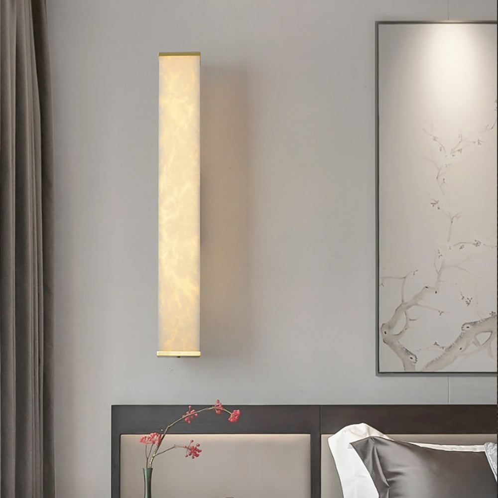 Cuboid Alabaster Wall Light