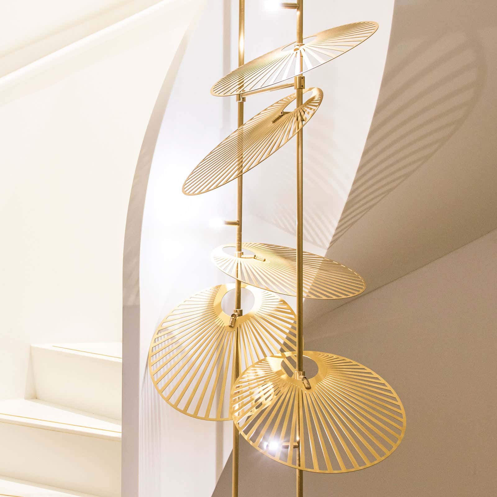Cattail Leaf Chandelier