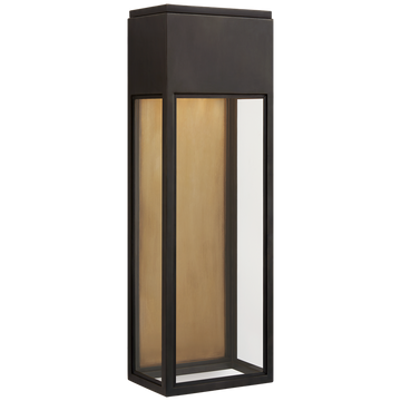 Large 3/4 Wall Lantern