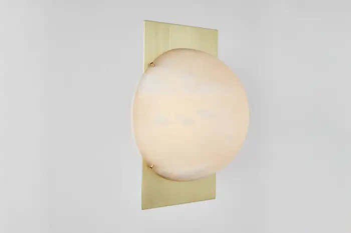 Wall Sconce With Alabaster
