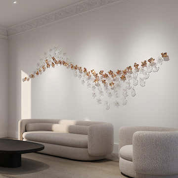 Tidal Art Glass Pendants (Without canopy)