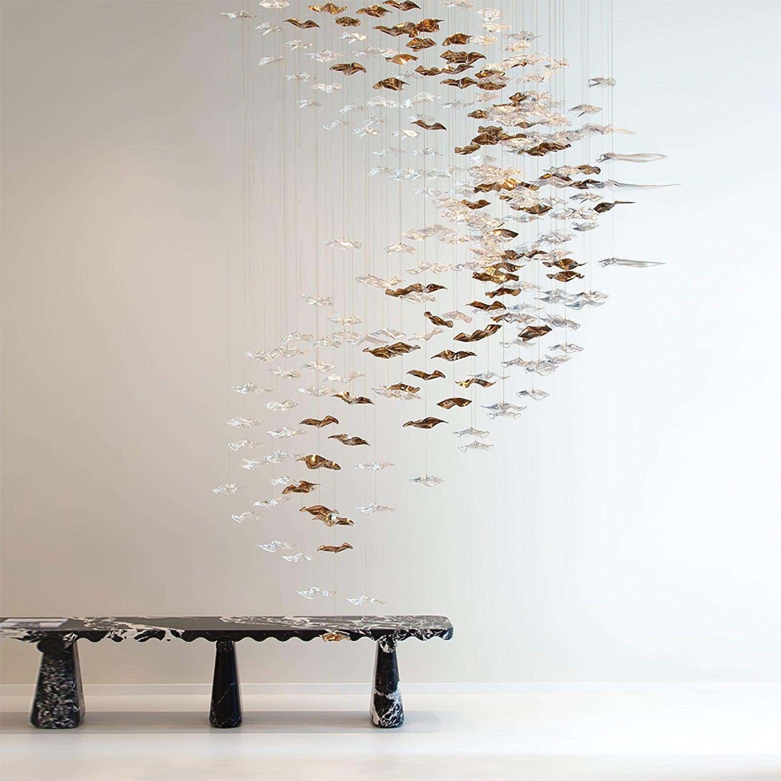 Tidal Art Glass Pendants (Without canopy)