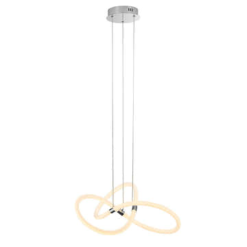 Daisy LED Adjustable Chandelier // Chrome