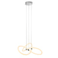 Daisy LED Adjustable Chandelier // Chrome