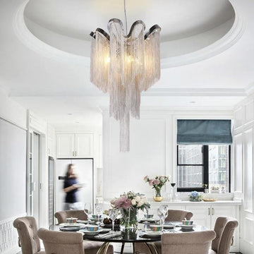 Daphne Chain Tassel Chandelier