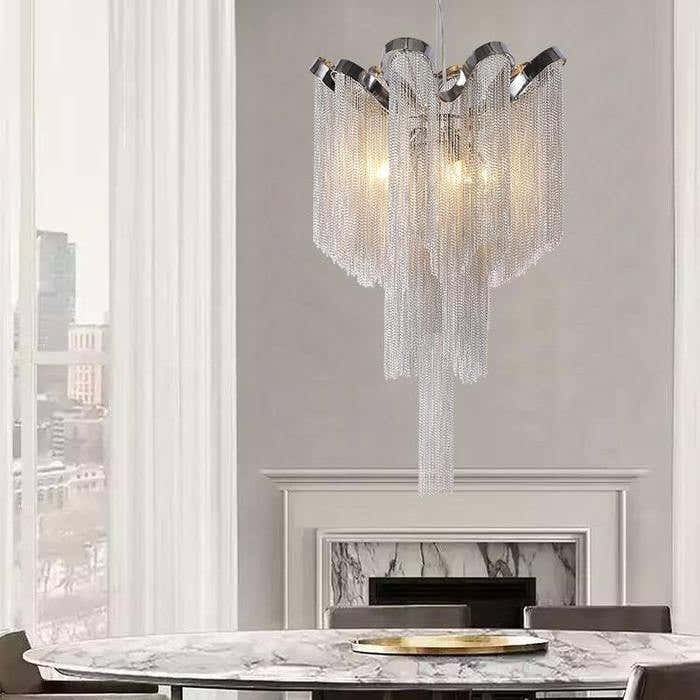 Daphne Chain Tassel Chandelier