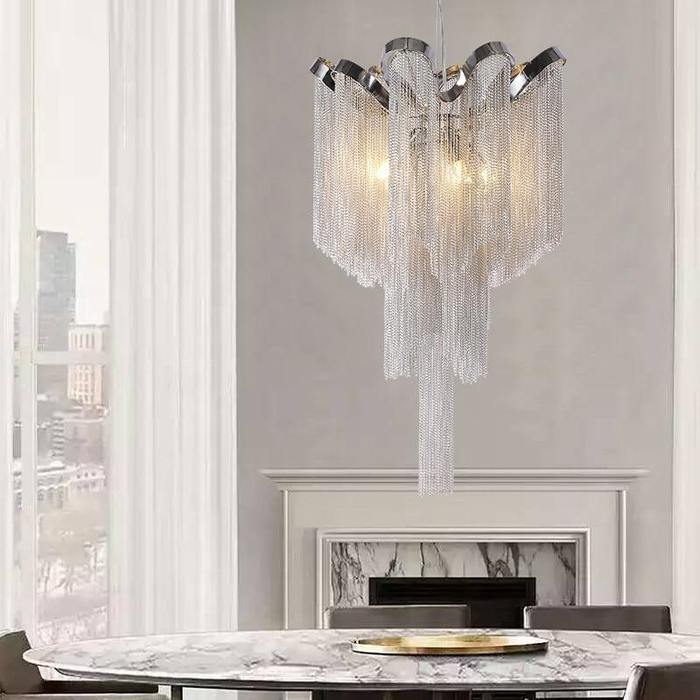 Daphne Chain Tassel Chandelier