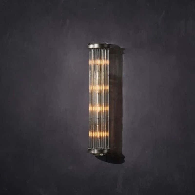 Dora Crystal Round Wall Sconce