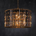 Dora Glass Round Chandelier