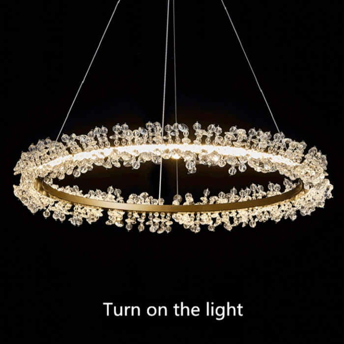 Doris Crystal Ring Chandelier