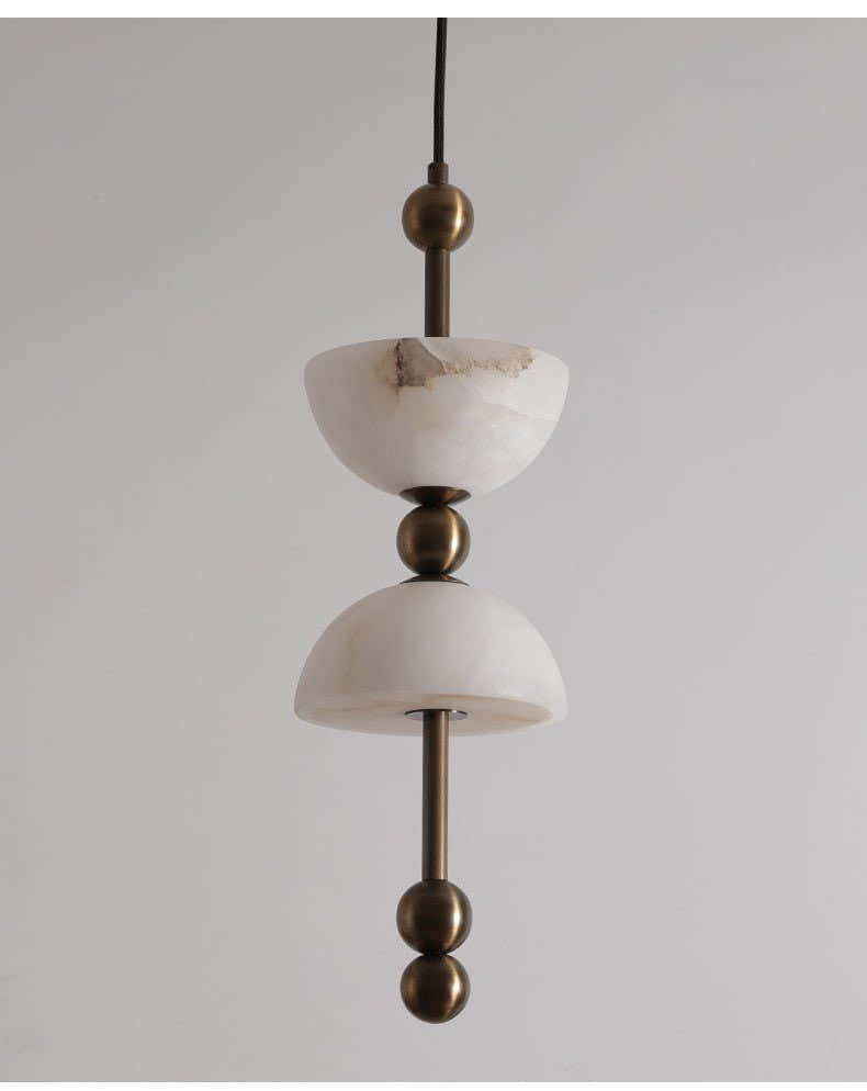Duo Alabaster Pendant Lamp