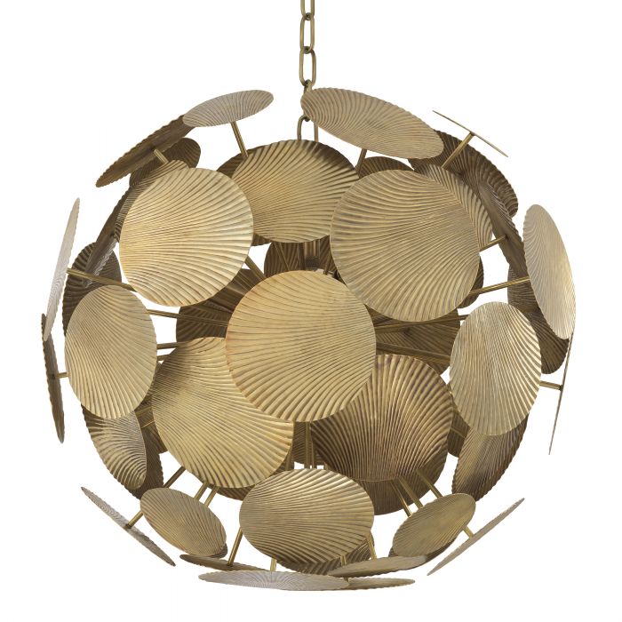 Duvall Modern Brass Chandelier [2 Sizes] - [Brass] 