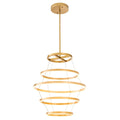 Elements Modern Brass Chandelier - [Brass] 