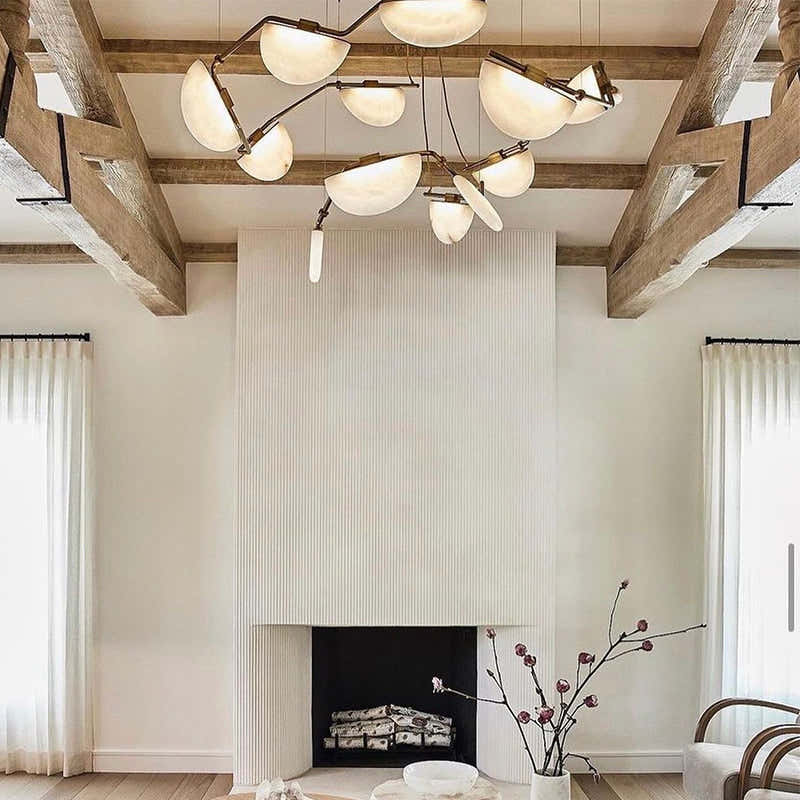 Elliot Alabaster Chandelier, Artistic Modern Chandelier 