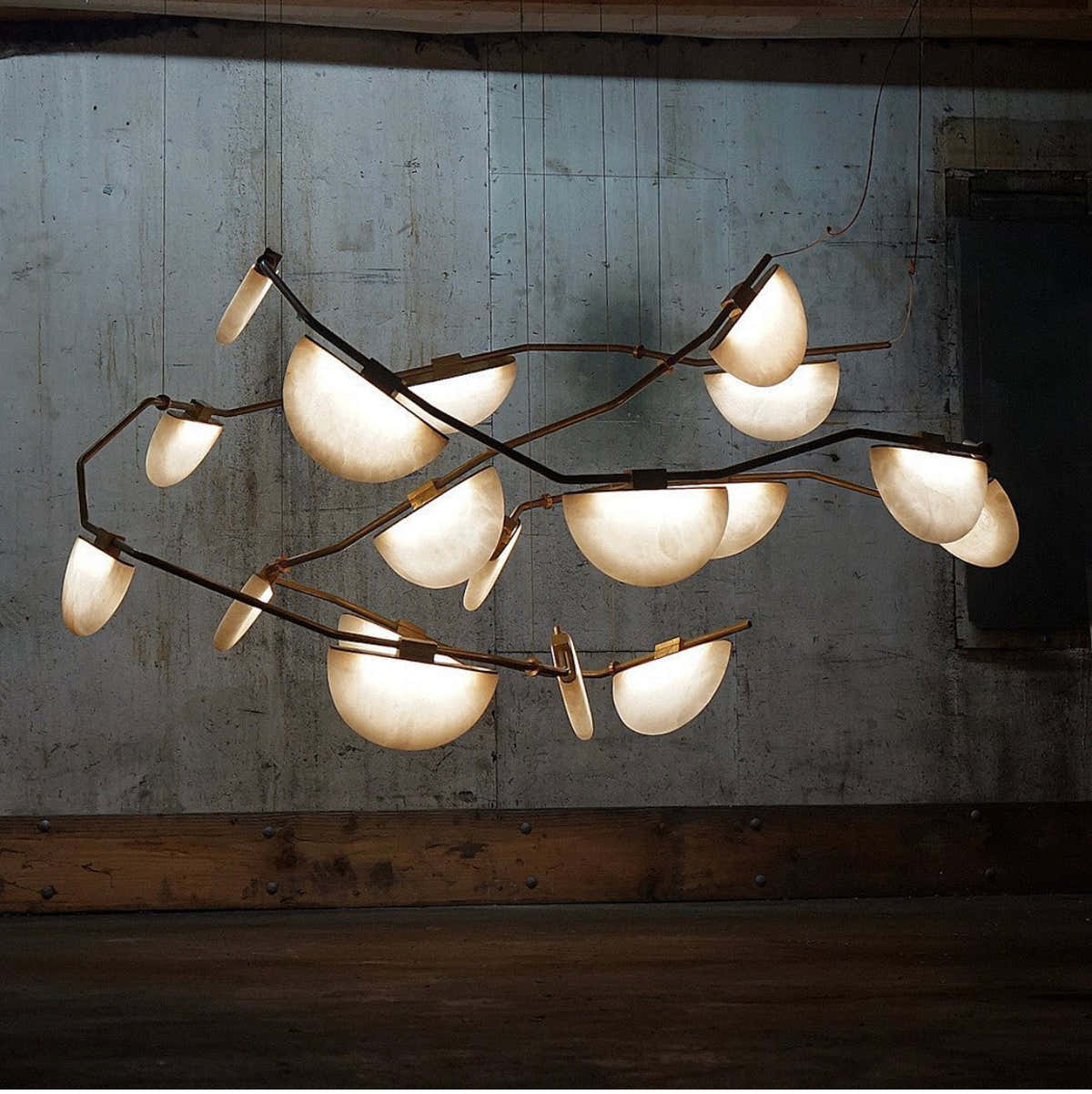 Elliot Alabaster Chandelier, Artistic Modern Chandelier 