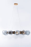 Emille Geometric Glass Chandelier