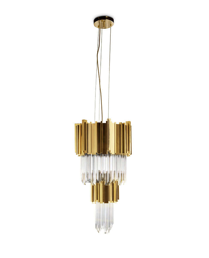 Empire 6 Light Crystal Pendant - Luxxu