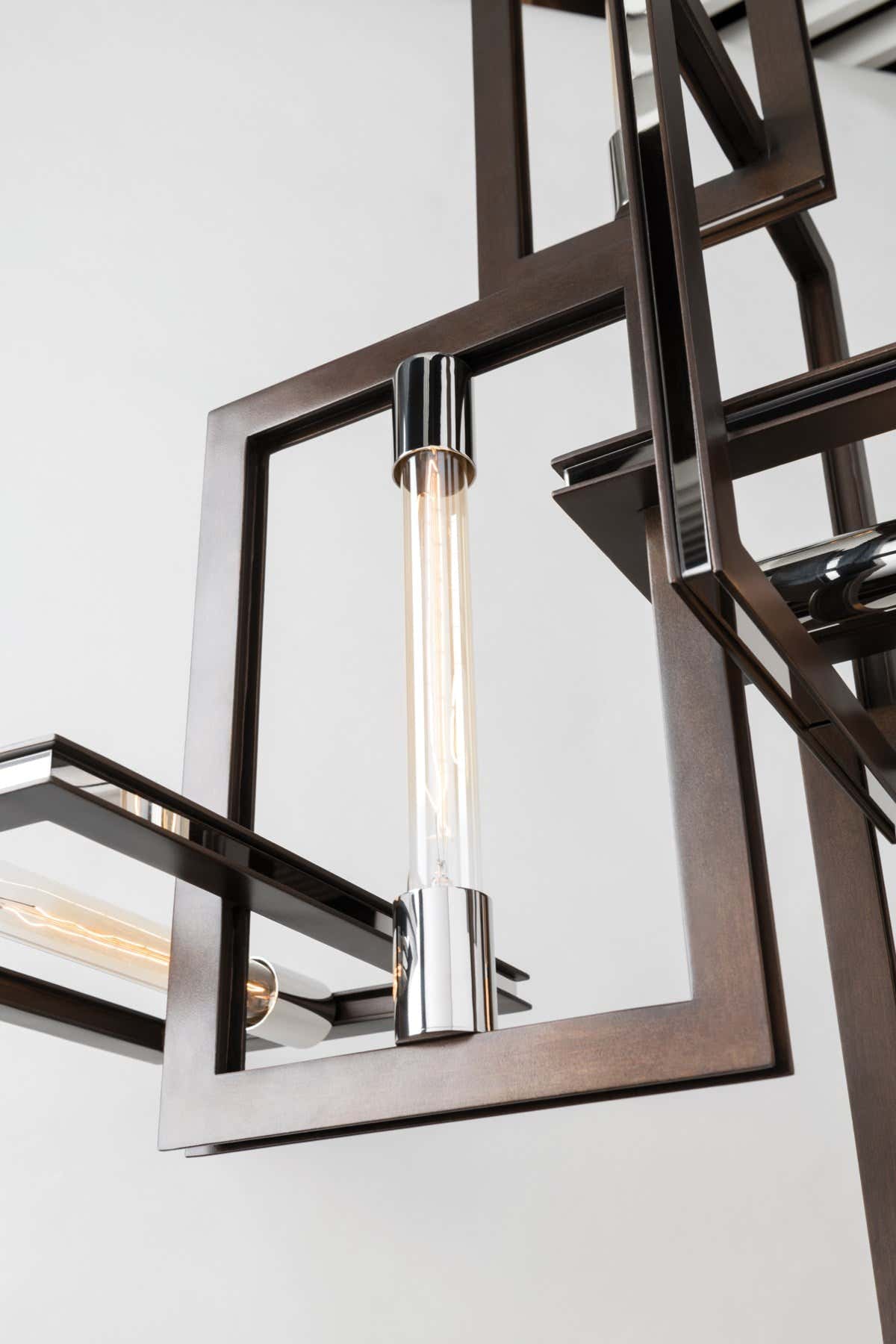 Enigma Modern Chandelier - F6185-CE - Troy Lighting