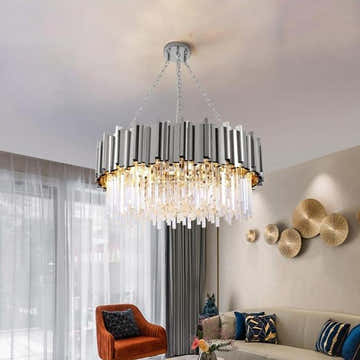 Enoch Round Luxury Crystal Chandelier
