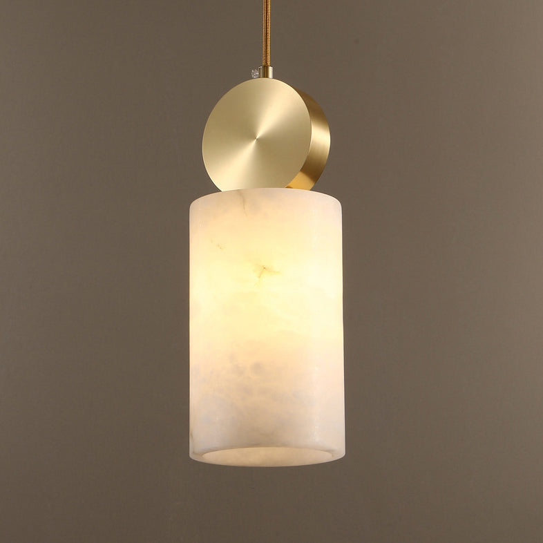 Etruscan alabaster Pendant Light