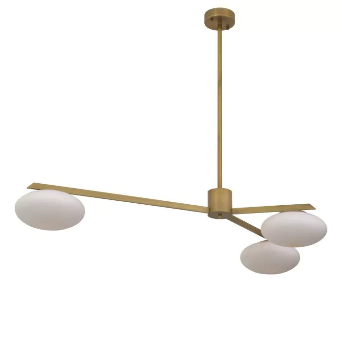 Evergreen S Modern Brass Chandelier