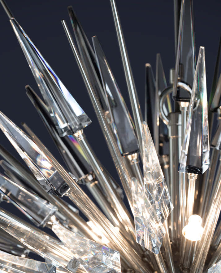 Explosion 18 Light Crystal Modern Chandelier - Luxxu