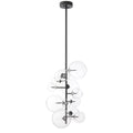 Ezra Modern Brass Chandelier [Antique Brass/Nickel/Bronze/Clear Glass) 