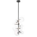 Ezra Modern Brass Chandelier [Antique Brass/Nickel/Bronze/Clear Glass) 