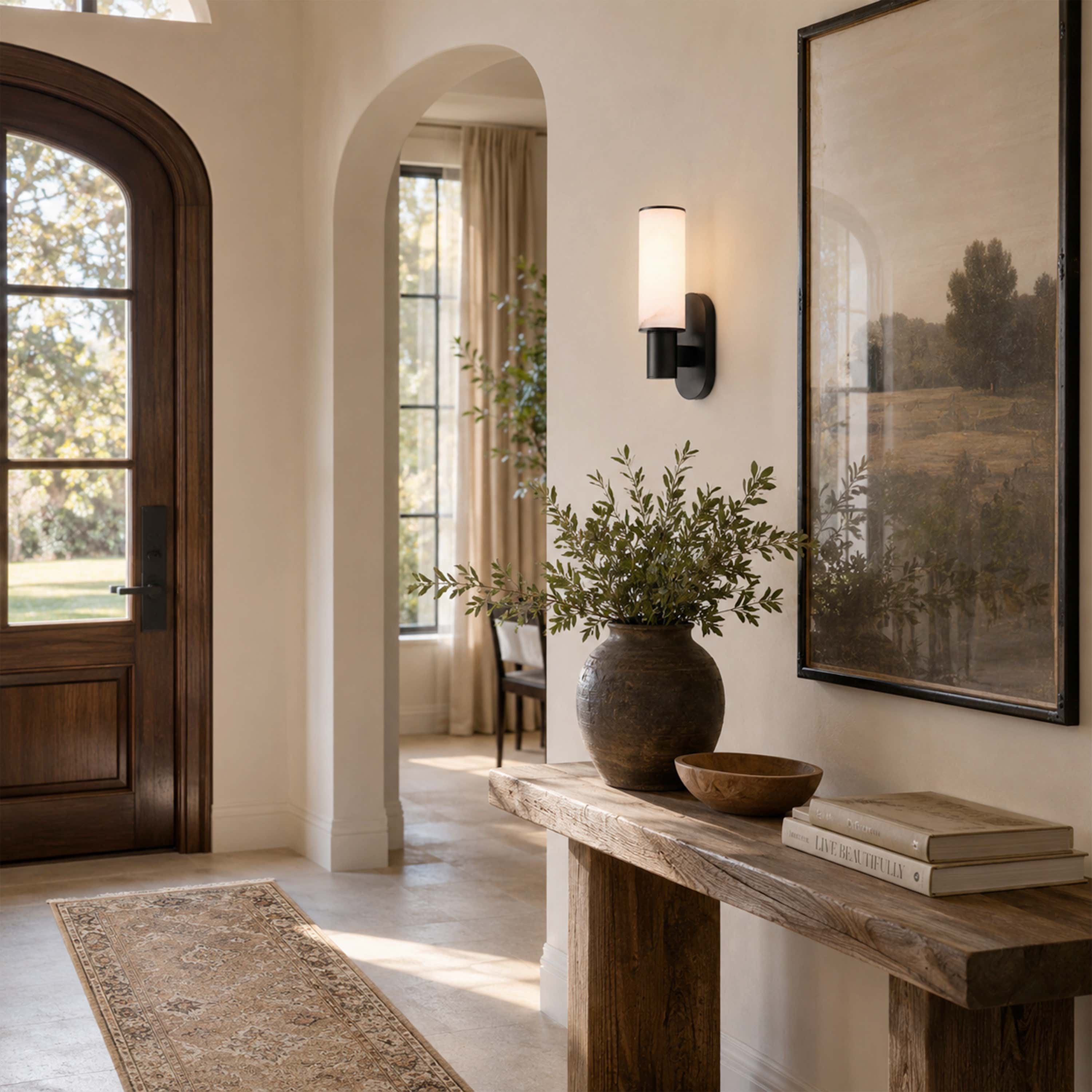 Harrlin Sconce in Alabaster