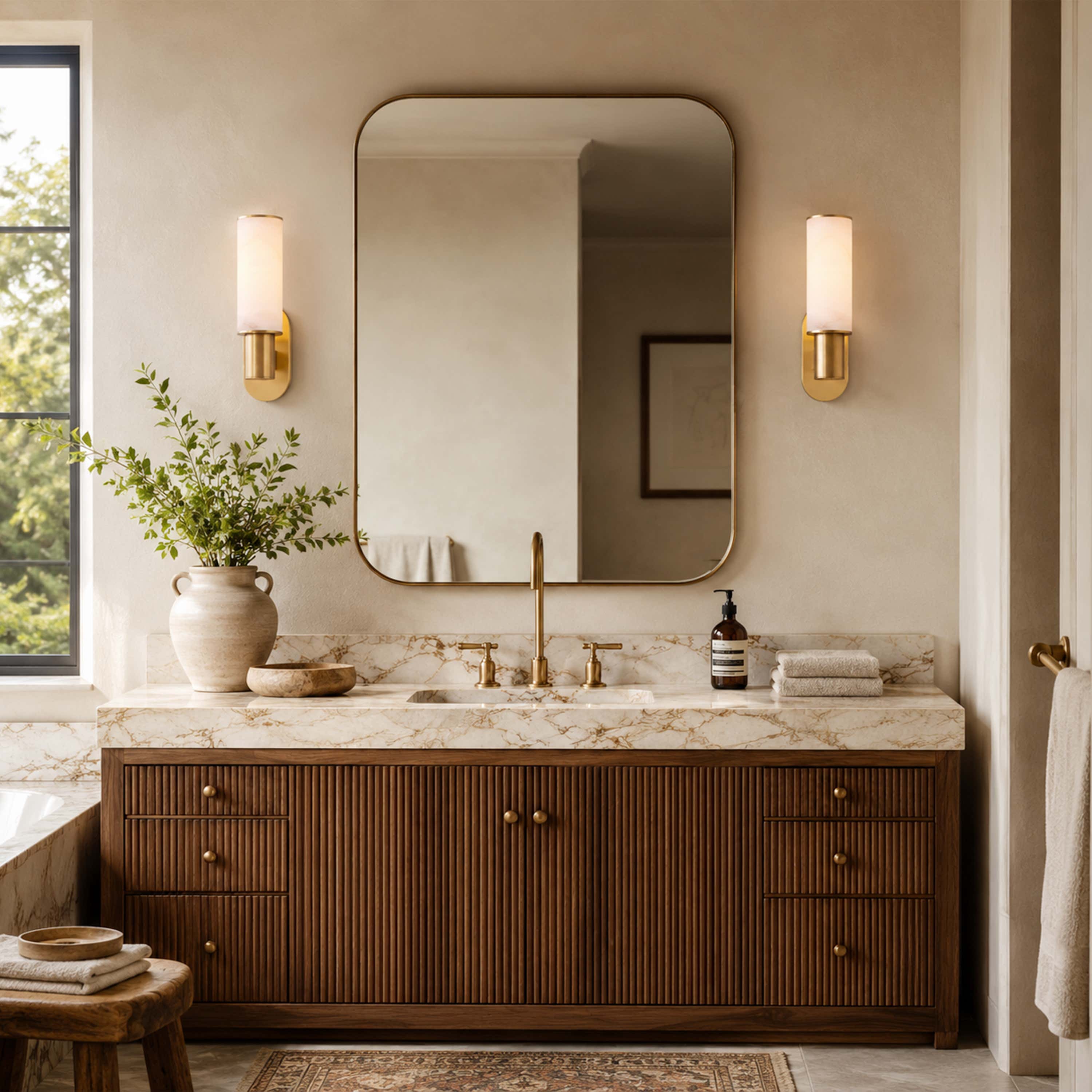 Harrlin Sconce in Alabaster