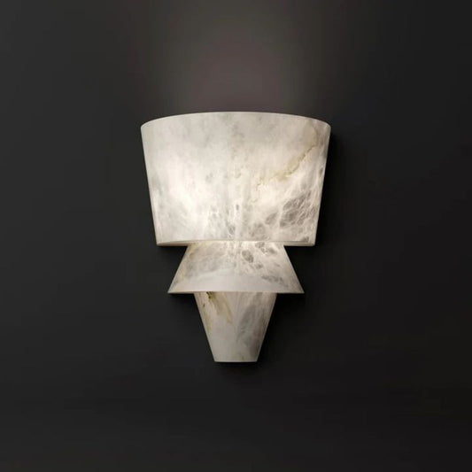 Alabaster Wall Sconce 12”