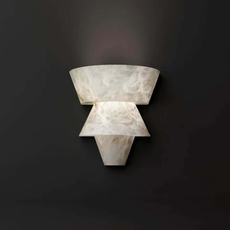 Alabaster Wall Sconce 9”