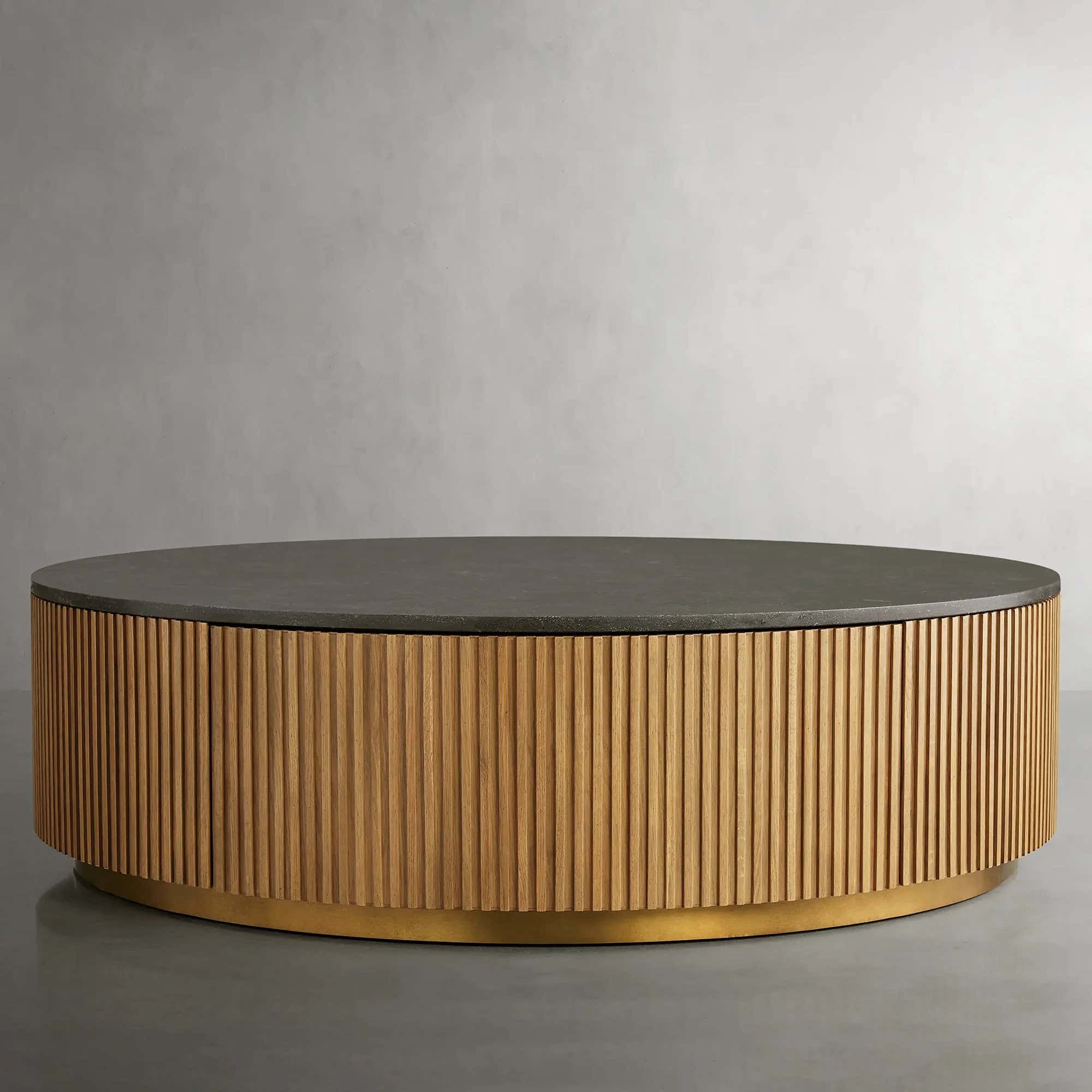 Arden Round Storage Coffee Table
